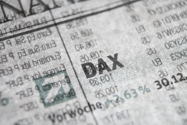 Alman Borsa endeksi makro kavramı