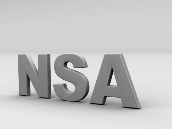 NSA 3d koncept Royaltyfria Stockfoton