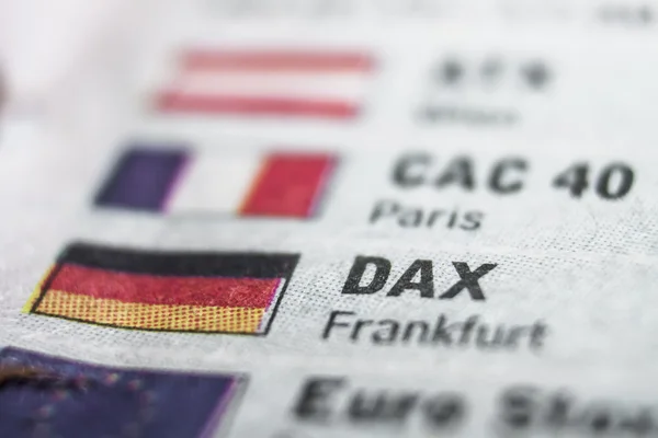 Dax-Aktienkonzept lizenzfreie Stockbilder