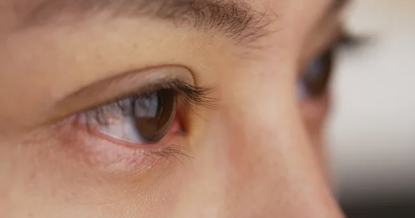 Closeup of Asian woman's eyes — Stock Photo, Image