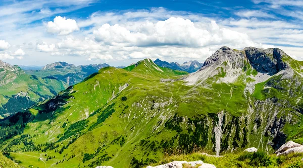 Alpy w regionie Lech, Austria — Zdjęcie stockowe