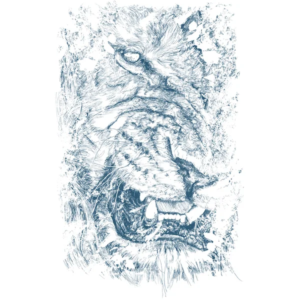 Gizli Lion illüstrasyon