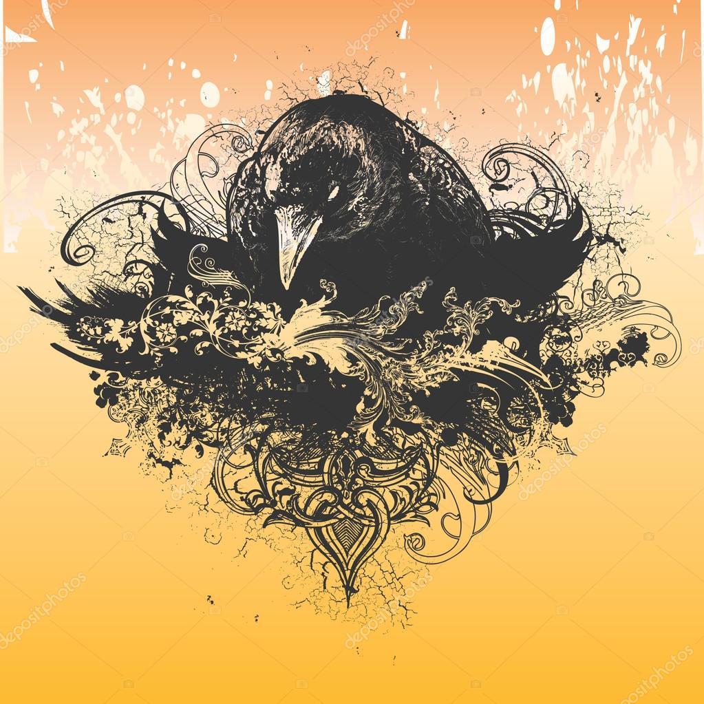 Hand drawn and highly detailed. Great for apparel designs, cd covers and band logos.