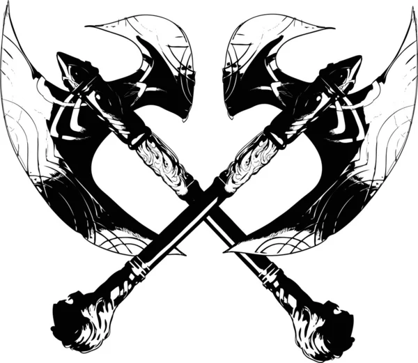 Savaş baltası illüstrasyon