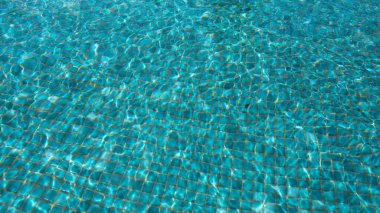 Yüzme havuzu yüzeyi yakın çekim