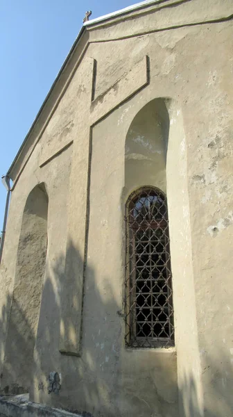 Edificio Iglesia Ortodoxa Con Una Cruz Cristiana Ella Iglesia Ortodoxa — Foto de Stock