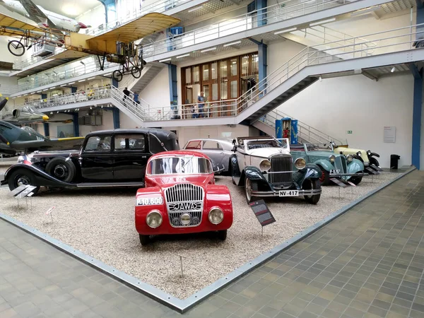 Prag Tschechische Republik Circa Mai 2016 Jawa Sportwagen Museum — Stockfoto