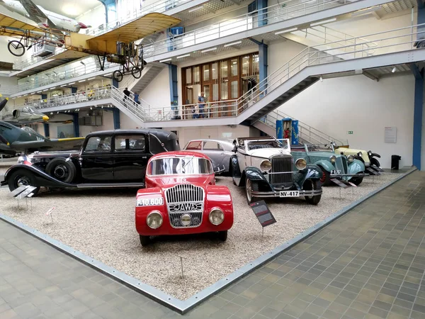 Prague República Checa Circa Maio 2016 Jawa Carro Esporte Museu — Fotografia de Stock