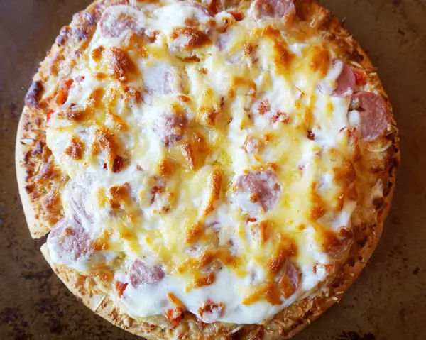 Смачна і здорова піца — стокове фото