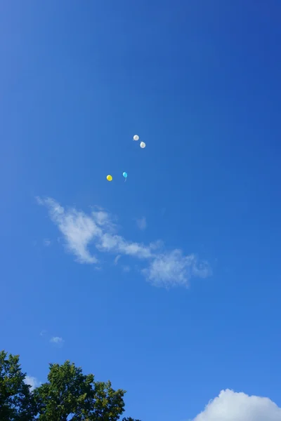 Palloncini nel cielo — Foto Stock