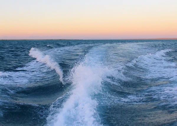 Solnedgång på havet — Stockfoto