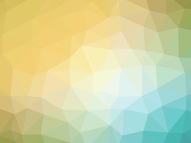 Arka plan degrade sarı deniz mavisi çokgen şeklinde