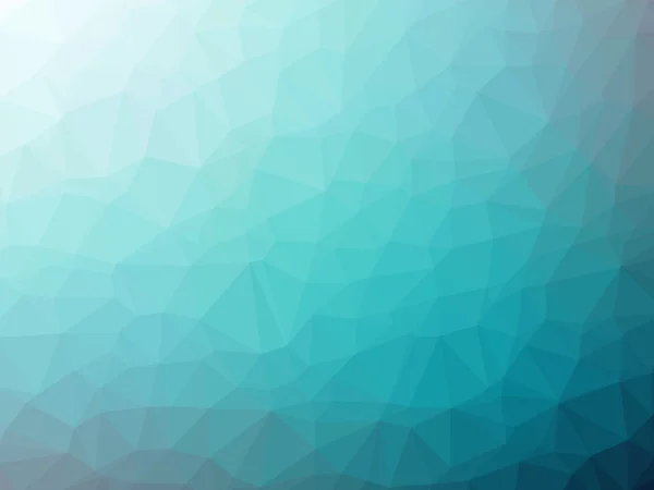 Teal Gradient Polygon geformten Hintergrund — Stockfoto