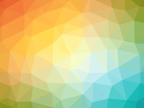 Gökkuşağı turuncu mavi degrade çokgen şeklinde arka plan