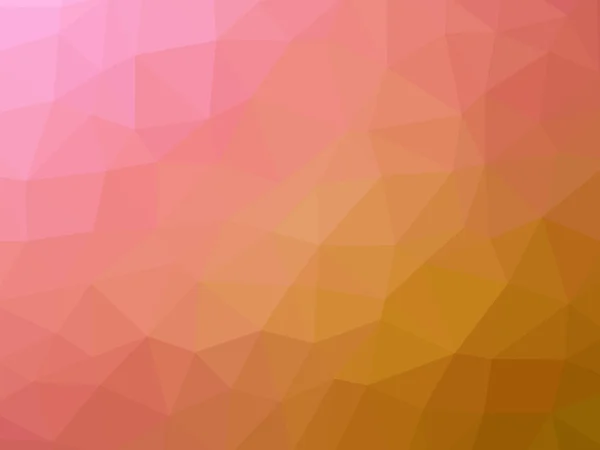 오렌지 핑크 그라데이션 다각형 모양의 배경 — 스톡 사진
