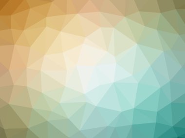 Arka plan turuncu mavi degrade çokgen şeklinde