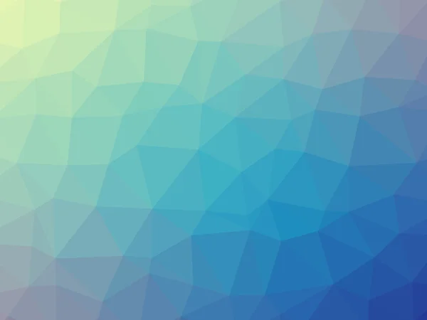 Blu verde gradiente triangolo a forma di sfondo — Foto Stock
