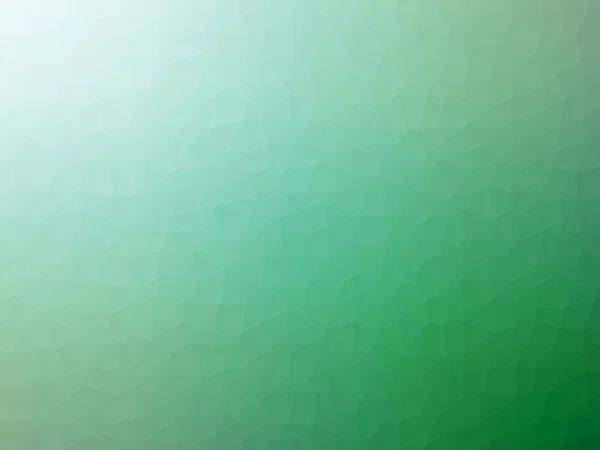 緑白グラデーション三角形の背景 — ストック写真