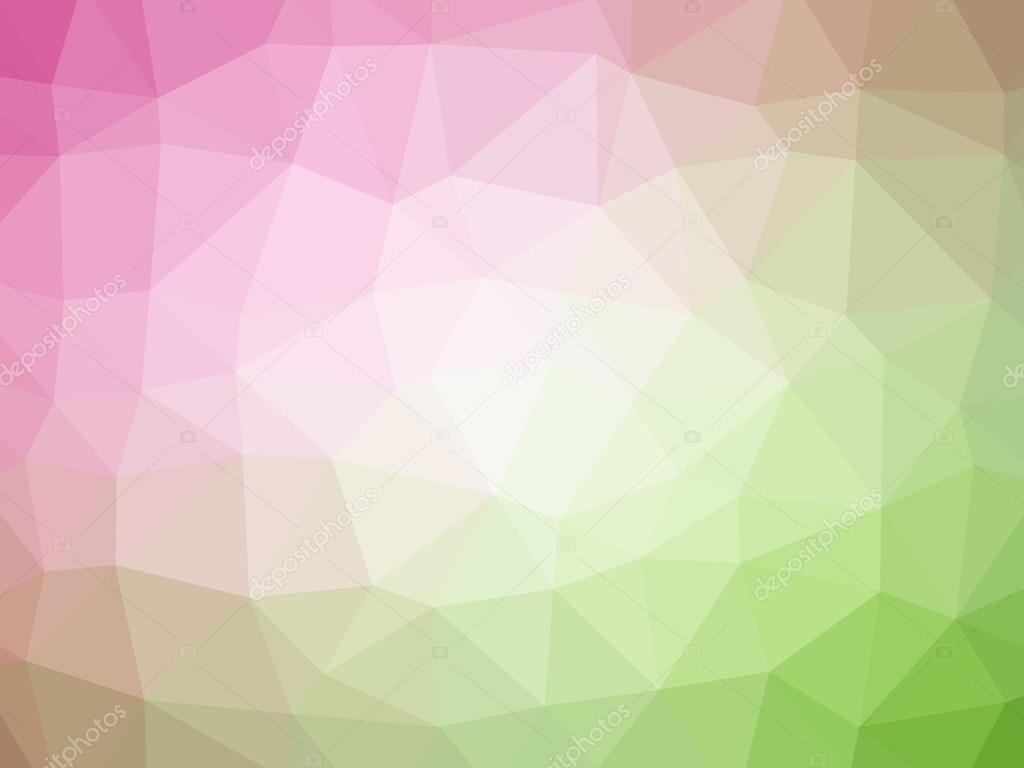 Pink green gradient polygon shaped background Stock Photo by ©winterbee