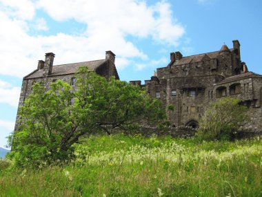 Eilean Donan Castle in Scotland clipart