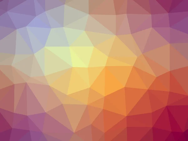 Violet rouge jaune dégradé polygone en forme de fond — Photo