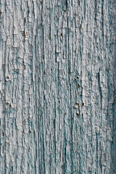 Régi kék repedt festék fából készült háttér — Stock Fotó