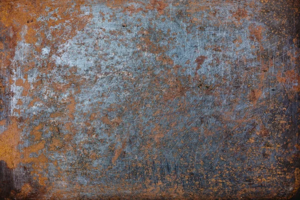 Steel walkway mats sprayed red rust. — Stock Photo, Image