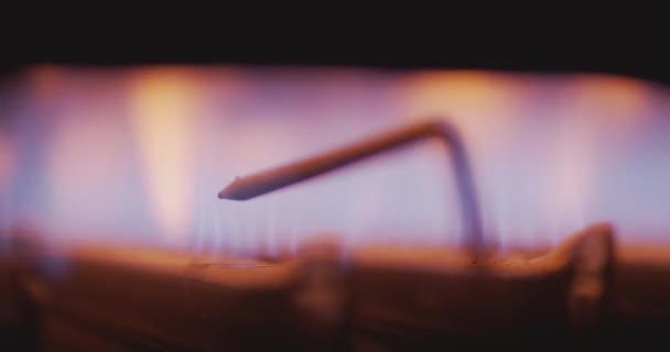 气体柱的火焰 — 图库视频影像