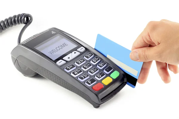 Credit card terminal — Stock Photo, Image