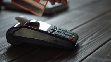 Terminal üzerinden kredi kartı ile ödeme