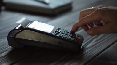 Terminal üzerinden kredi kartı ile ödeme