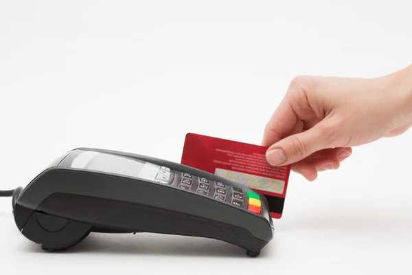 Credit Card Payment Terminal — Stock Photo, Image