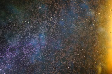 Yıldız kümeleri - soyut arkaplan karanlık evreni ve evreni taklit eder..