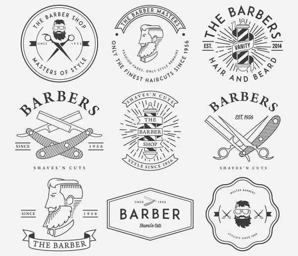 Barber style — Stock Vector