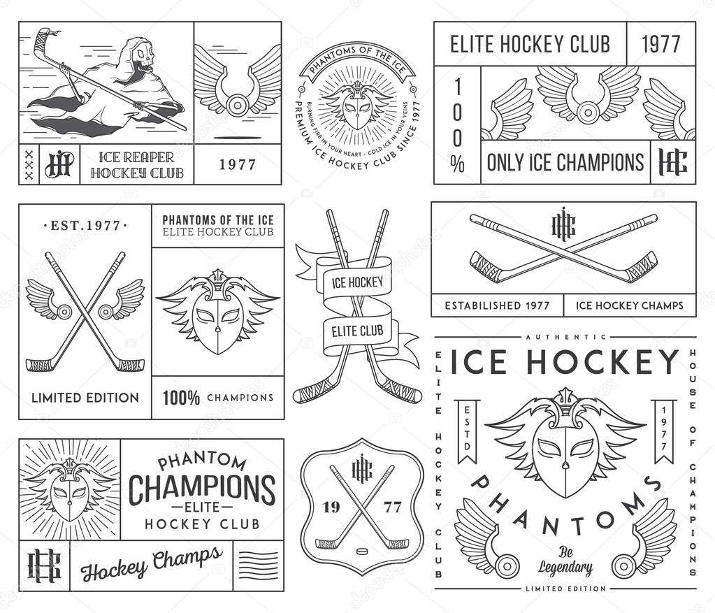 Hockey badges and lables vol. 2