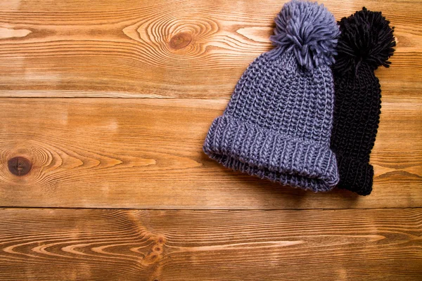 Chapéu de inverno com pompom Imagens Royalty-Free