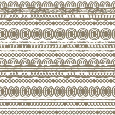 Kahverengi, beyaz, soyut, pürüzsüz pastel sonsuz deseni tekrarlıyor. Ovalar, yarı daireler, gökkuşakları, çizgiler, noktalar, daireler ve diğer şekiller. Sert kıvrımlı çizgiler, elle çizilmiş öykünme etkisi