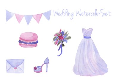 Suluboya düğün popüler huzur renkli olarak ayarla