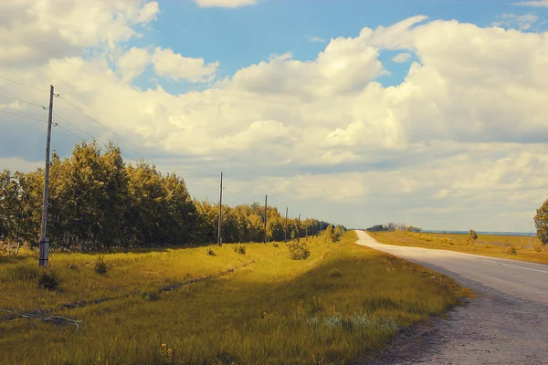 Pintura a óleo paisagem outono. Altai Montanhas ar fresco imperturbável — Fotografia de Stock