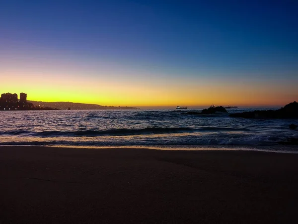 Západ Slunce Pláži — Stock fotografie