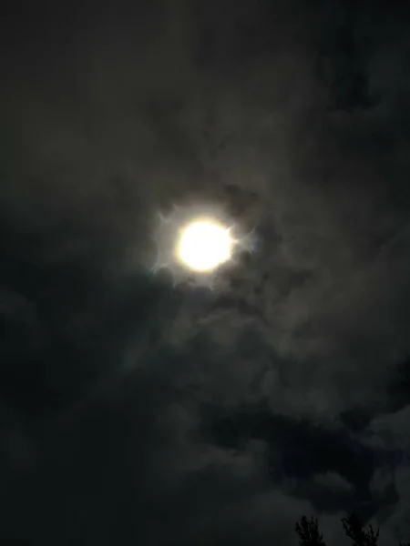 Solar Eclipse Chile Afternoon — Stock Photo, Image