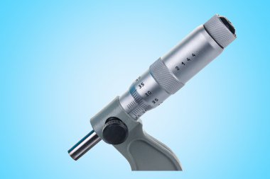 Mikrometre Ölçüm ölçeği olan parçası.