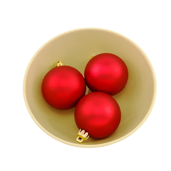 Three Christmas ball — Stock Photo, Image