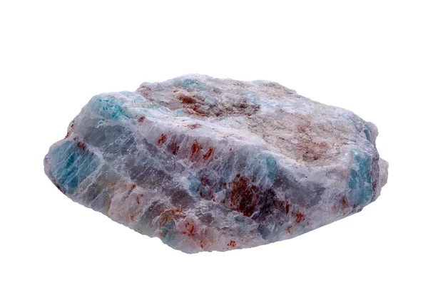 Amazonita mineral, uma amostra . Imagens Royalty-Free