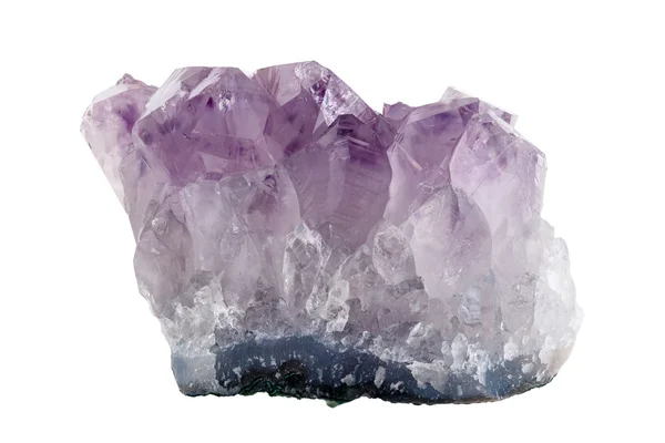 Quartzo roxo mineral, uma amostra Fotografias De Stock Royalty-Free