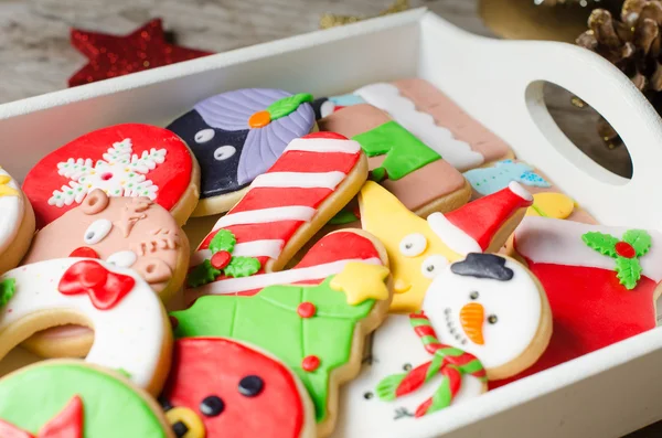 Homemade Christmas cookies. — Stock Photo, Image