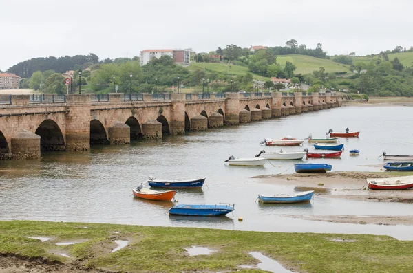 San vicente de la barquera, cantabria, İspanya.