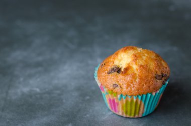 ev yapımı çikolatalı muffin.