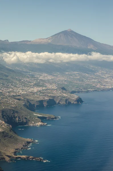 Luftaufnahme von Teneriffa, Kanarischen Inseln, Spanien. — Stockfoto