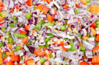 doğranmış sebze arka plan.